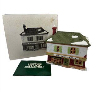 Dept 56 Scrooge & Marley Counting House Heritage Village Collection Vintage 1986